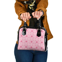 Alaka Hawaii Iwa Bird Palaka Motifs Shoulder Handbag LT14 One Size Pink - Polynesian Pride