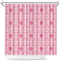Alaka Hawaii Iwa Bird Palaka Motifs Shower Curtain LT14 Pink - Polynesian Pride