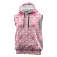 Alaka Hawaii Iwa Bird Palaka Motifs Sleeveless Hoodie LT14 Pink - Polynesian Pride