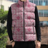 Alaka Hawaii Iwa Bird Palaka Motifs Sleeveless Puffer Jacket LT14 - Polynesian Pride