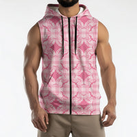 Alaka Hawaii Iwa Bird Palaka Motifs Sleeveless Zip Hoodie LT14 - Polynesian Pride