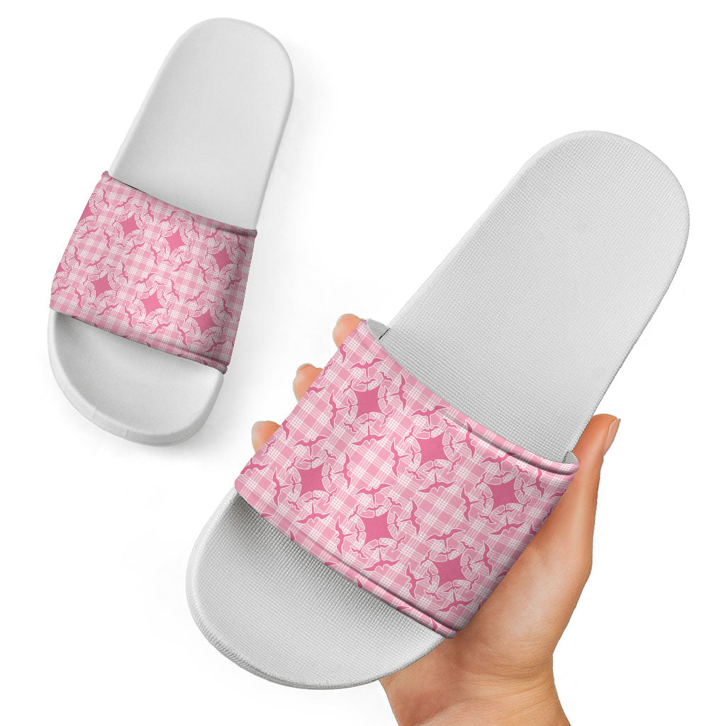 Alaka Hawaii Iwa Bird Palaka Motifs Slide Sandals LT14 - Polynesian Pride
