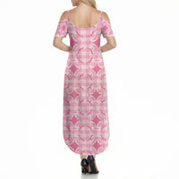 Alaka Hawaii Iwa Bird Palaka Motifs Summer Maxi Dress LT14 - Polynesian Pride
