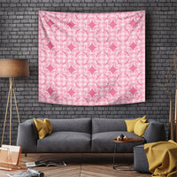 Alaka Hawaii Iwa Bird Palaka Motifs Tapestry LT14 Pink - Polynesian Pride