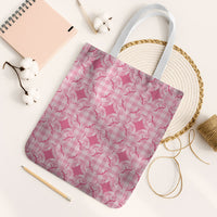 Alaka Hawaii Iwa Bird Palaka Motifs Tote Bag LT14 White Strap One Size Pink - Polynesian Pride