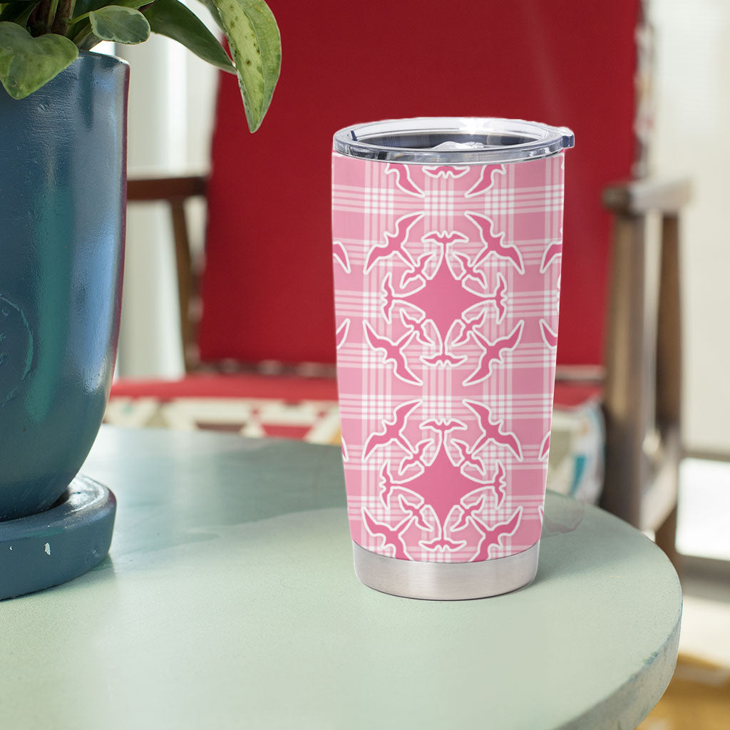 Alaka Hawaii Iwa Bird Palaka Motifs Tumbler Cup LT14 - Polynesian Pride