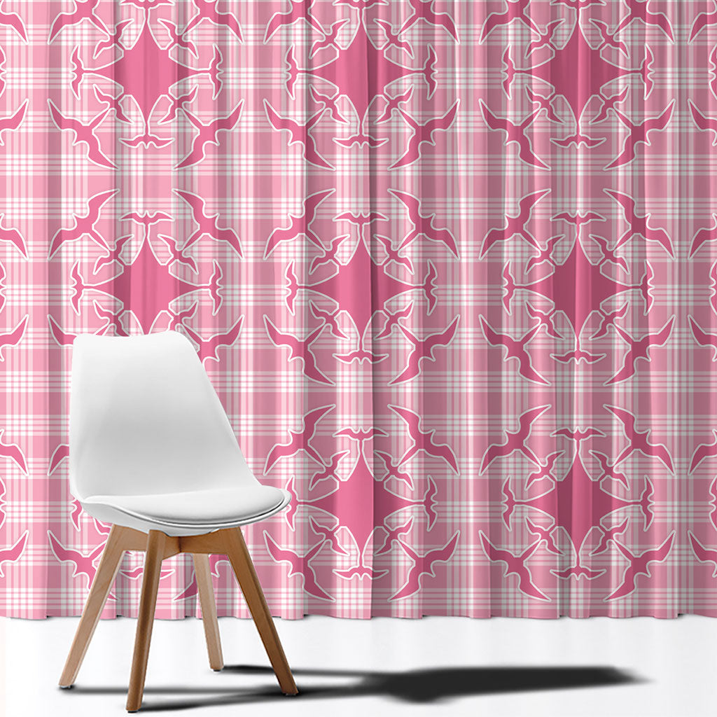 Alaka Hawaii Iwa Bird Palaka Motifs Window Curtain LT14 - Polynesian Pride