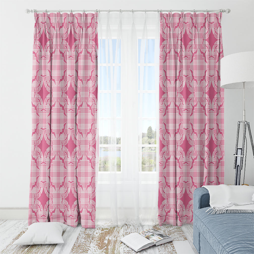 Alaka Hawaii Iwa Bird Palaka Motifs Window Curtain LT14 - Polynesian Pride
