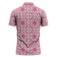 Alaka Hawaii Iwa Bird Palaka Motifs Zipper Polo Shirt LT14 - Polynesian Pride