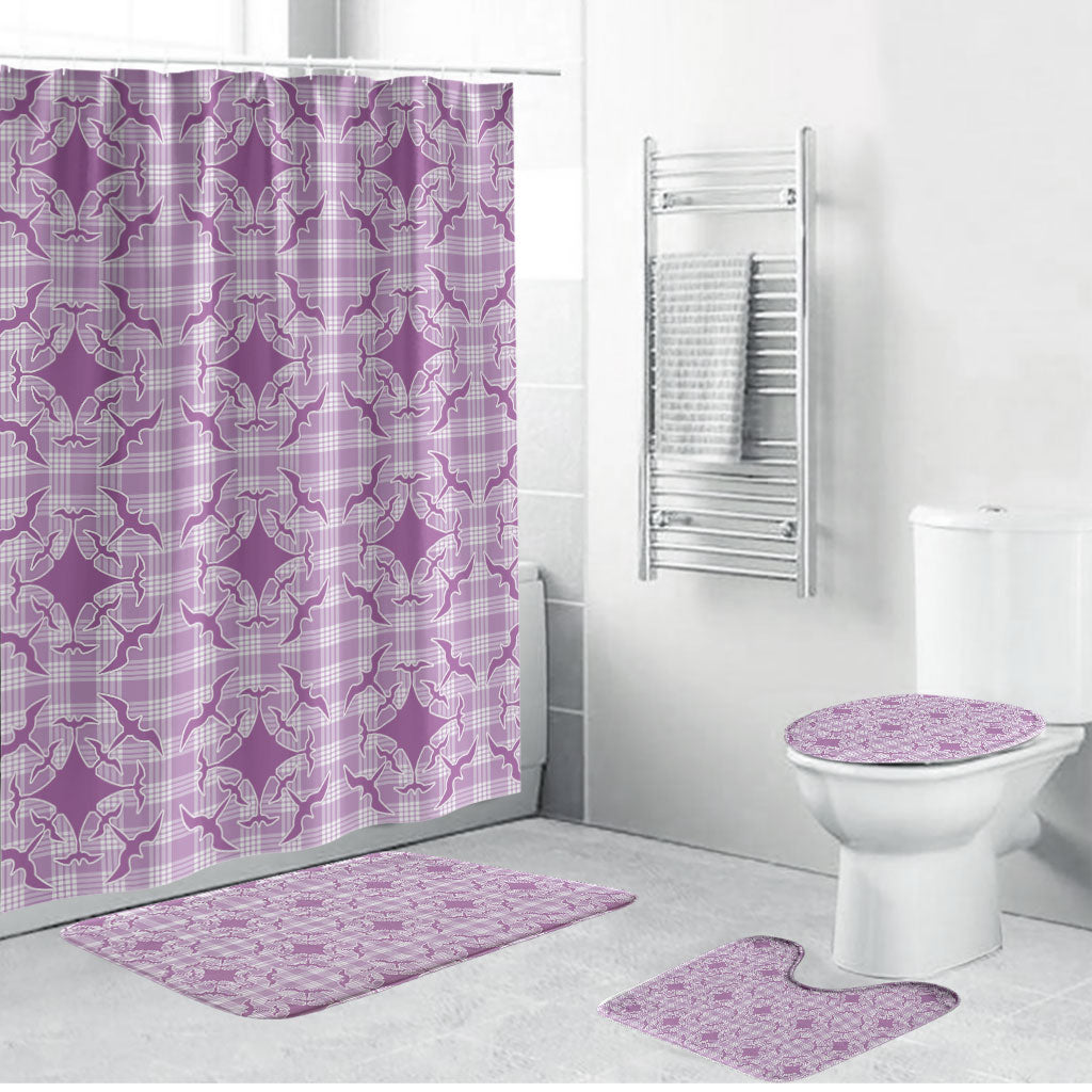 Poni Hawaii Iwa Bird Palaka Motifs Bathroom Set