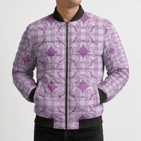 Poni Hawaii Iwa Bird Palaka Motifs Bomber Puffer Jacket LT14 - Polynesian Pride