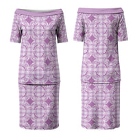 Poni Hawaii Iwa Bird Palaka Motifs Couples Matching Puletasi and Hawaiian Shirt LT14 - Polynesian Pride
