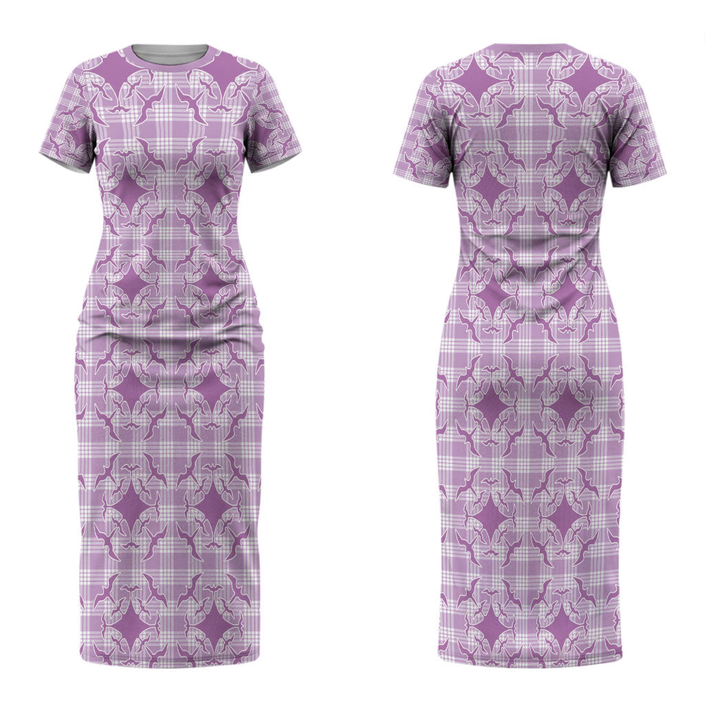 Poni Hawaii Iwa Bird Palaka Motifs Couples Matching Short Sleeve Bodycon Dress and Hawaiian Shirt LT14 - Polynesian Pride