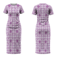Poni Hawaii Iwa Bird Palaka Motifs Couples Matching Short Sleeve Bodycon Dress and Hawaiian Shirt LT14 - Polynesian Pride