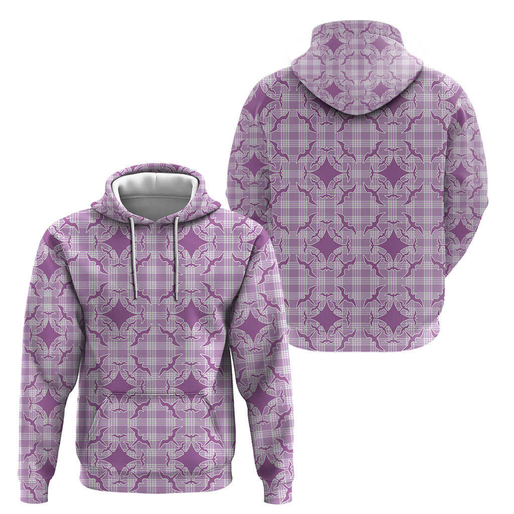 Poni Hawaii Iwa Bird Palaka Motifs Hoodie LT14 - Polynesian Pride