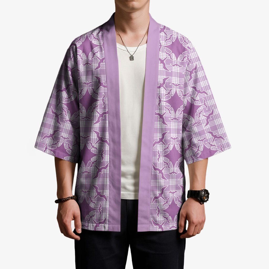 Poni Hawaii Iwa Bird Palaka Motifs Kimono LT14 - Polynesian Pride