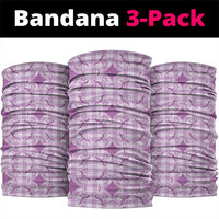 Poni Hawaii Iwa Bird Palaka Motifs Neck Gaiter LT14 package One Size: 25*50cm Purple - Polynesian Pride