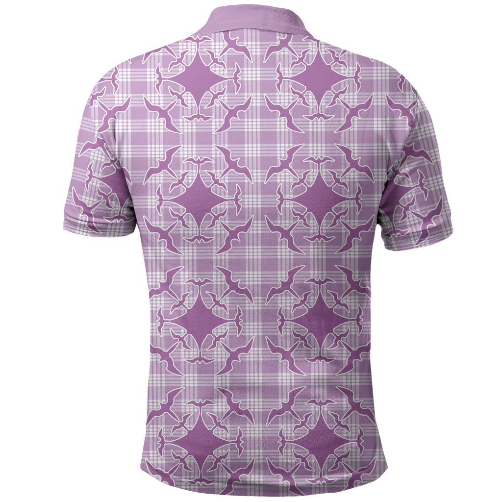 Poni Hawaii Iwa Bird Palaka Motifs Polo Shirt LT14 - Polynesian Pride