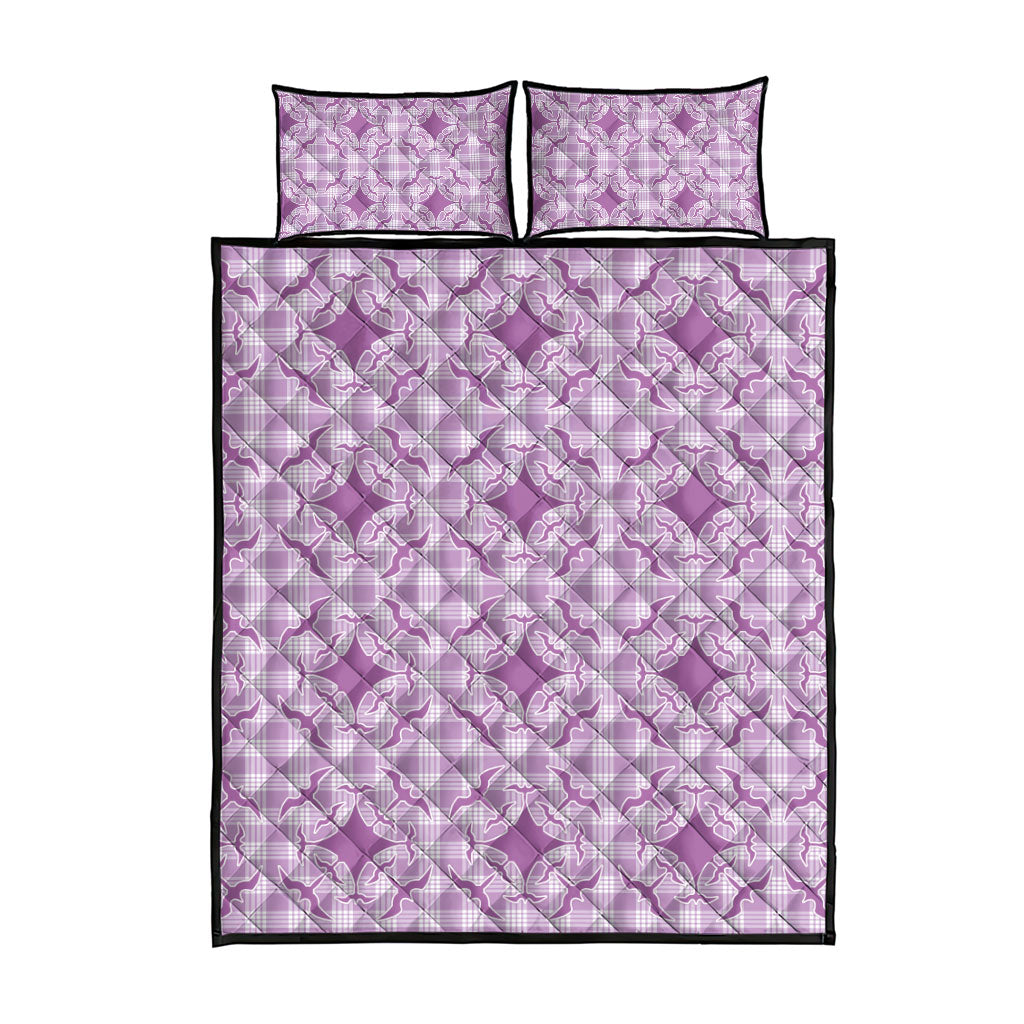 Poni Hawaii Iwa Bird Palaka Motifs Quilt Bed Set LT14 - Polynesian Pride