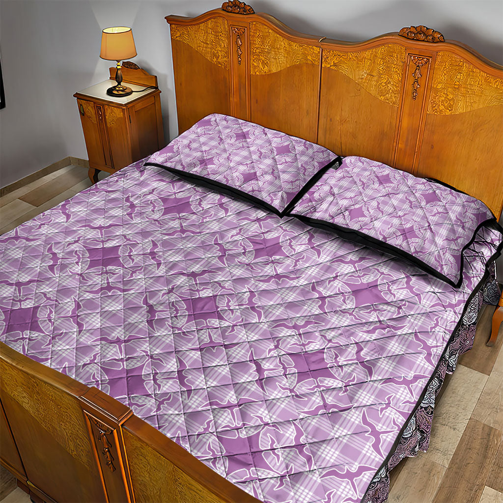 Poni Hawaii Iwa Bird Palaka Motifs Quilt Bed Set LT14 - Polynesian Pride