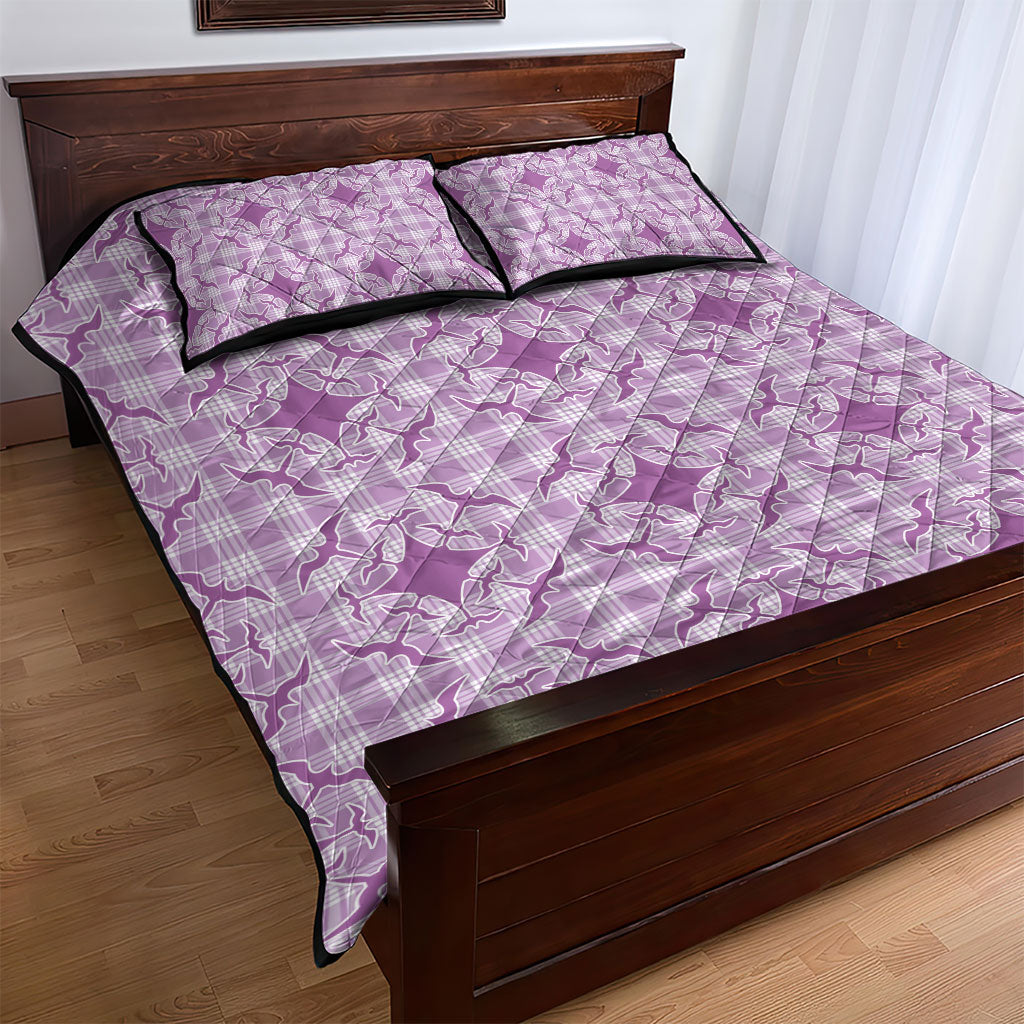 Poni Hawaii Iwa Bird Palaka Motifs Quilt Bed Set LT14 - Polynesian Pride
