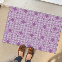Poni Hawaii Iwa Bird Palaka Motifs Rubber Doormat LT14 - Polynesian Pride