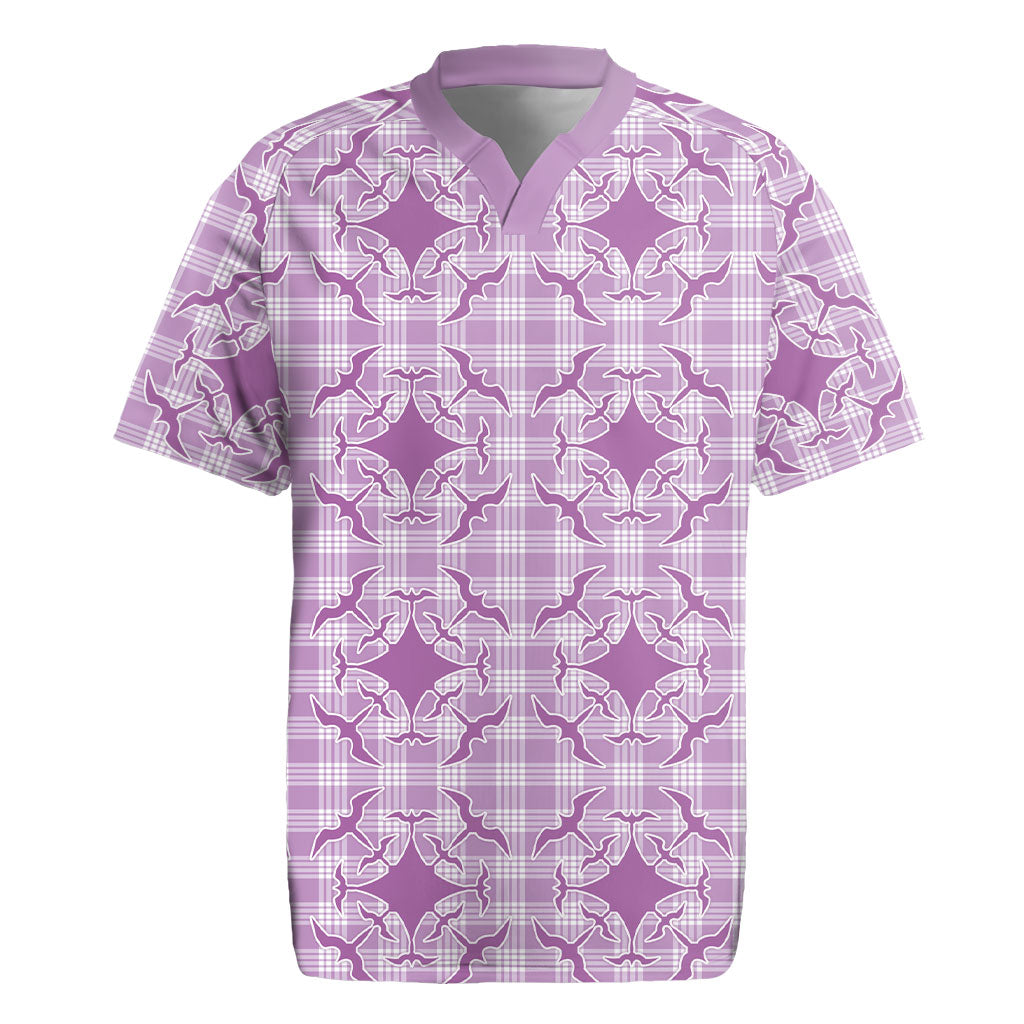 Poni Hawaii Iwa Bird Palaka Motifs Rugby Jersey