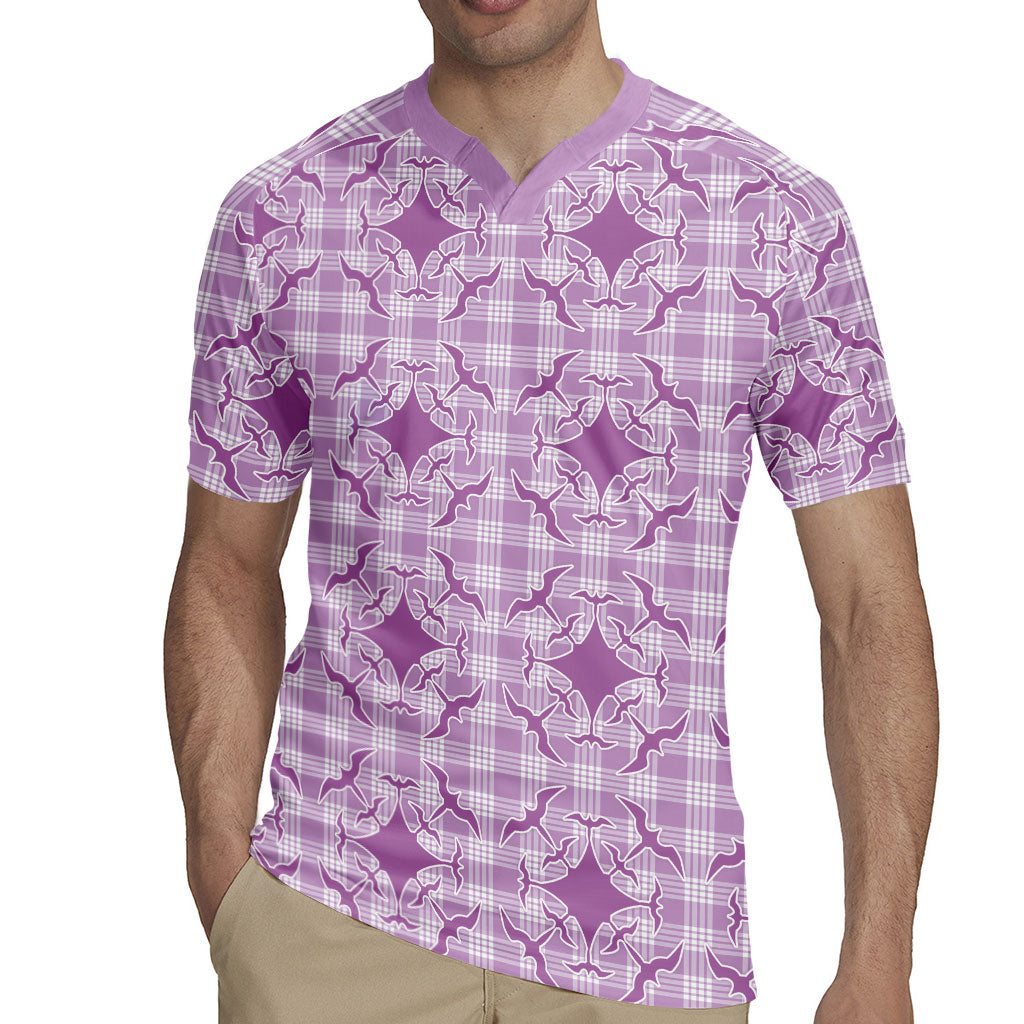 Poni Hawaii Iwa Bird Palaka Motifs Rugby Jersey LT14 - Polynesian Pride