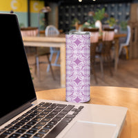 Poni Hawaii Iwa Bird Palaka Motifs Skinny Tumbler LT14 - Polynesian Pride
