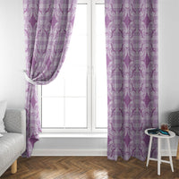 Poni Hawaii Iwa Bird Palaka Motifs Window Curtain LT14 - Polynesian Pride
