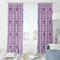 Poni Hawaii Iwa Bird Palaka Motifs Window Curtain LT14 - Polynesian Pride