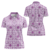 Poni Hawaii Iwa Bird Palaka Motifs Women Polo Shirt LT14 - Polynesian Pride