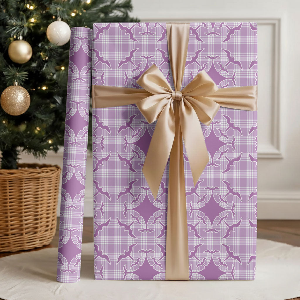 Poni Hawaii Iwa Bird Palaka Motifs Wrapping Paper LT14 - Polynesian Pride