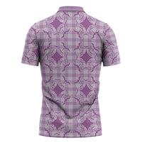 Poni Hawaii Iwa Bird Palaka Motifs Zipper Polo Shirt LT14 - Polynesian Pride