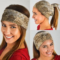 Makue Hawaii Cowboy Palaka Motifs Personalised Neck Gaiter Paniolo Festival Puakenikeni Lei LT14 - Polynesian Pride