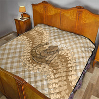 Makue Hawaii Cowboy Palaka Motifs Personalised Quilt Paniolo Festival Puakenikeni Lei LT14 - Polynesian Pride