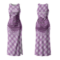 Poni Hawaii Cowboy Palaka Motifs Personalised Couples Matching Tank Maxi Dress and Hawaiian Shirt Paniolo Festival Puakenikeni Lei LT14 - Polynesian Pride