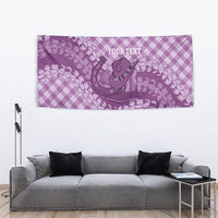 Poni Hawaii Cowboy Palaka Motifs Personalised Tapestry Paniolo Festival Puakenikeni Lei LT14 - Polynesian Pride