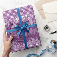 Poni Hawaii Cowboy Palaka Motifs Personalised Wrapping Paper Paniolo Festival Puakenikeni Lei LT14 - Polynesian Pride