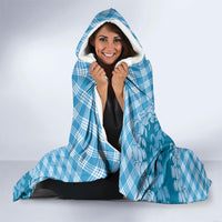 Polu Hawaii Cowboy Palaka Motifs Personalised Hooded Blanket Paniolo Festival Puakenikeni Lei LT14 - Polynesian Pride