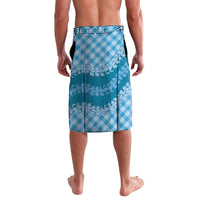 Polu Hawaii Cowboy Palaka Motifs Personalised Lavalava Paniolo Festival Puakenikeni Lei LT14 - Polynesian Pride