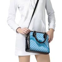 Polu Hawaii Cowboy Palaka Motifs Personalised Shoulder Handbag Paniolo Festival Puakenikeni Lei LT14 - Polynesian Pride