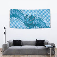 Polu Hawaii Cowboy Palaka Motifs Personalised Tapestry Paniolo Festival Puakenikeni Lei LT14 - Polynesian Pride