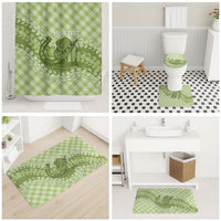 Omaomao Hawaii Cowboy Palaka Motifs Personalised Bathroom Set Paniolo Festival Puakenikeni Lei LT14 - Polynesian Pride