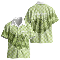 Omaomao Hawaii Cowboy Palaka Motifs Personalised Kid Hawaiian Shirt Paniolo Festival Puakenikeni Lei LT14 - Polynesian Pride