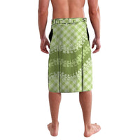 Omaomao Hawaii Cowboy Palaka Motifs Personalised Lavalava Paniolo Festival Puakenikeni Lei LT14 - Polynesian Pride