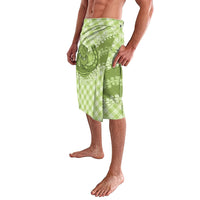 Omaomao Hawaii Cowboy Palaka Motifs Personalised Lavalava Paniolo Festival Puakenikeni Lei LT14 - Polynesian Pride