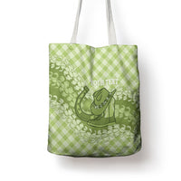 Omaomao Hawaii Cowboy Palaka Motifs Personalised Tote Bag Paniolo Festival Puakenikeni Lei LT14 - Polynesian Pride