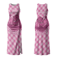Alaka Hawaii Cowboy Palaka Motifs Personalised Couples Matching Tank Maxi Dress and Hawaiian Shirt Paniolo Festival Puakenikeni Lei LT14 - Polynesian Pride