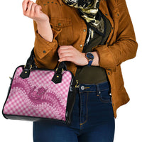 Alaka Hawaii Cowboy Palaka Motifs Personalised Shoulder Handbag Paniolo Festival Puakenikeni Lei LT14 - Polynesian Pride